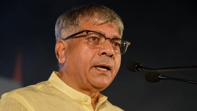 Pune, India - November 26, 2018: Prakash Ambedkar speak at Wanchit Bahujan Samaj convention at SSPMS ground in Pune, India, on Monday, November 26, 2018. (Photo by Sanket Wankhade/HT PHOTO) Pune, India - November 26, 2018: Prakash Ambedkar speak at Wanchit Bahujan Samaj convention at SSPMS ground in Pune, India, on Monday, November 26, 2018. (Photo by Sanket Wankhade/HT PHOTO)