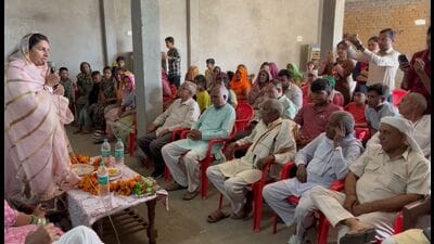 She further said that there is anger against the BJP government and people are angry on JJP for supporting the saffron party. (HT Photo)