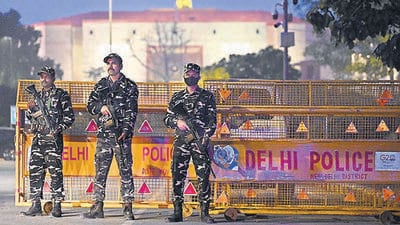 The new plan is based on the principle that multiple agencies should not be involved in securing one of the most high-profile complexes in the country. (HT Photo) The new plan is based on the principle that multiple agencies should not be involved in securing one of the most high-profile complexes in the country. (HT Photo)