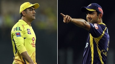 MS Dhoni and Gautam Gambhir were often pitted against each other in the IPL (Getty Images) MS Dhoni and Gautam Gambhir were often pitted against each other in the IPL (Getty Images)