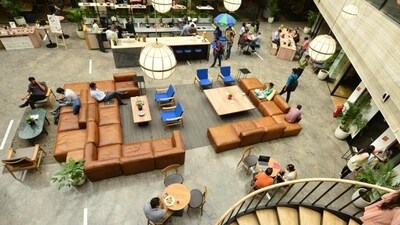 The share of coworking space take-up in overall office leasing activity is poised to rebound to about 15 per cent share in 2021, similar to the 2019 level. (HT File Photo) The share of coworking space take-up in overall office leasing activity is poised to rebound to about 15 per cent share in 2021, similar to the 2019 level. (HT File Photo)