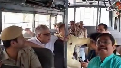 TMC leaders detained (PTI) TMC leaders detained (PTI)