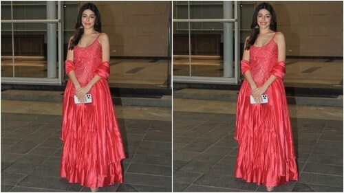 Alaya F at Ali Abbas Zafar's Iftar party. (HT Photo/Varinder Chawla) Alaya F at Ali Abbas Zafar's Iftar party. (HT Photo/Varinder Chawla)