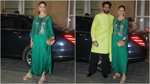 Rakul Preet Singh and Jackky Bhagnani at Ali Abbas Zafar's Iftar party. (HT Photo/Varinder Chawla) Rakul Preet Singh and Jackky Bhagnani at Ali Abbas Zafar's Iftar party. (HT Photo/Varinder Chawla)