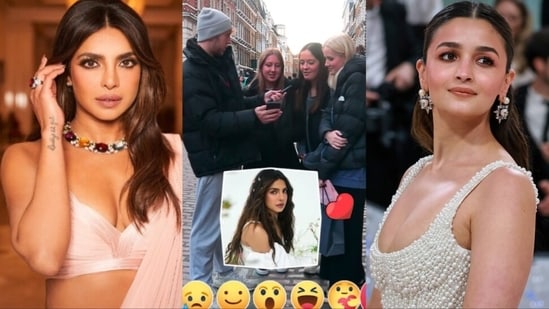 People in the UK gave ratings to several actors, including Priyanka Chopra and Alia Bhatt.