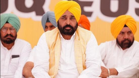 Punjab chief minister Bhagwant Mann is likely to visit Delhi chief minister Arvind Kejriwal in jail this week. (PTI)