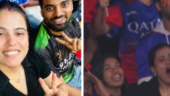Bengaluru resident Neha Dwivedi, an RCB fan, shared an Instagram Reel about watching the IPL match, (Instagram/mishraji_ki_bitiya)