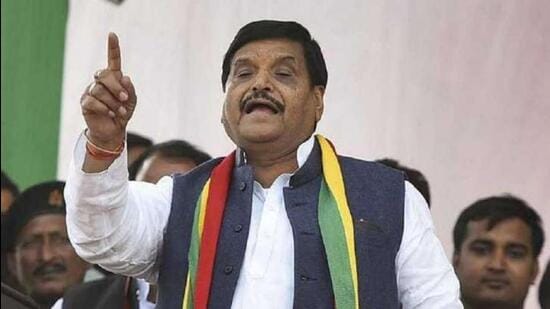 Shivpal Yadav, the official SP candidate from Budaun, is lobbying vigorously for the party ticket for his son Aditya Yadav. (HT FILE PHOTO)