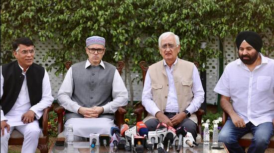 The National Conference and the Congress announced the alliance on Monday