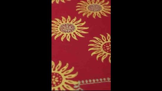 The block prints used in printing are all inspired by Vaishnav Chinha, informed trust. (SOURCED)
