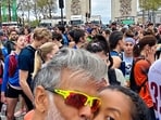 Milind Soman and Ankita Konwar in Paris 