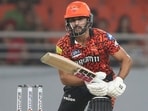 Nitish Kumar Reddy plays a shot during the Indian Premier League cricket match between Sunrisers Hyderabad and Punjab Kings Nitish Kumar Reddy plays a shot during the Indian Premier League cricket match between Sunrisers Hyderabad and Punjab Kings