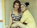 Taapsee and Shagun Pannu Taapsee and Shagun Pannu