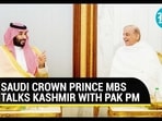SAUDI CROWN PRINCE MBS TALKS KASHMIR WITH PAK PM