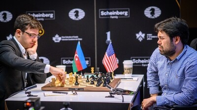 World No 3 Hikaru Nakamura has been bringing a to-go cup of Grande Americano to his games at the Candidates, much like he did in the 2022 Madrid edition (FIDE) World No 3 Hikaru Nakamura has been bringing a to-go cup of Grande Americano to his games at the Candidates, much like he did in the 2022 Madrid edition (FIDE)