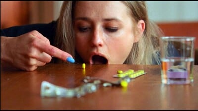 A scene from Sick of Myself (Film still) A scene from Sick of Myself (Film still)