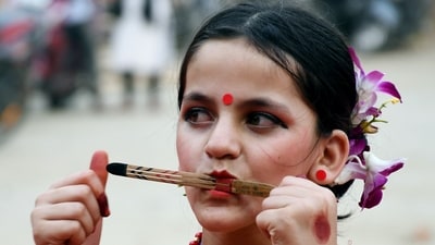 Rongali Bihu is a multi-day festival that typically spans seven days, each day known as 'Xaat Bihu.' The celebration involves various cultural activities, traditional rituals, and feasting. (ANI) Rongali Bihu is a multi-day festival that typically spans seven days, each day known as 'Xaat Bihu.' The celebration involves various cultural activities, traditional rituals, and feasting. (ANI)