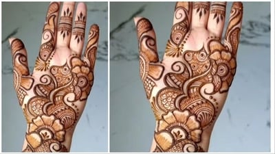 Arabic Designs: Arabic mehendi designs are known for their intricate patterns and delicate details. They are perfect for those who want to make a statement with their mehendi. These designs often cover the entire hand and can include elements such as paisleys, geometric shapes, and calligraphy. (Pinterest) Arabic Designs: Arabic mehendi designs are known for their intricate patterns and delicate details. They are perfect for those who want to make a statement with their mehendi. These designs often cover the entire hand and can include elements such as paisleys, geometric shapes, and calligraphy. (Pinterest)