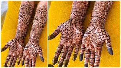 Indian Designs: Indian mehendi designs are known for their intricate patterns, vibrant colours, and unique styles. They often feature a mix of traditional and modern elements, such as floral motifs, paisleys, and geometric shapes. These designs are perfect for those who want to add a touch of Indian culture to their Eid celebrations. (Pinterest) Indian Designs: Indian mehendi designs are known for their intricate patterns, vibrant colours, and unique styles. They often feature a mix of traditional and modern elements, such as floral motifs, paisleys, and geometric shapes. These designs are perfect for those who want to add a touch of Indian culture to their Eid celebrations. (Pinterest)