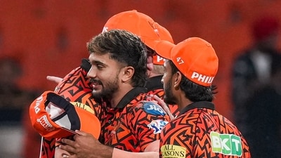 Nitish Kumar Reddy's 37-ball 64 helped Sunrisers Hyderabad prevail over Punjab Kings despite Arshdeep Singh taking four wickets and Ashutosh Rana and Shashank Singh orchestrating another late charge by the hosts. (PTI) Nitish Kumar Reddy's 37-ball 64 helped Sunrisers Hyderabad prevail over Punjab Kings despite Arshdeep Singh taking four wickets and Ashutosh Rana and Shashank Singh orchestrating another late charge by the hosts. (PTI)