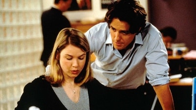 Renée Zellweger, Hugh Grant in Bridget Jones's Diary (2001). Renée Zellweger, Hugh Grant in Bridget Jones's Diary (2001).