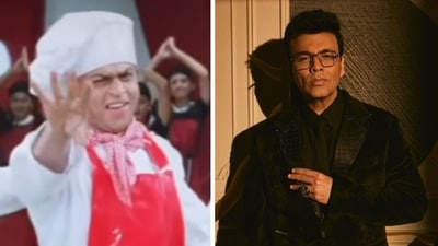 Karan Johar praised Farah Khan's choreography in Shah Rukh Khan's Duplicate. Karan Johar praised Farah Khan's choreography in Shah Rukh Khan's Duplicate.