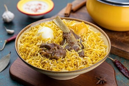 The delicate Kolkata biryani is known for its distinct use of an egg (Shutterstock) The delicate Kolkata biryani is known for its distinct use of an egg (Shutterstock)