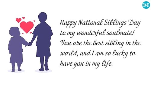 National Siblings Day 2024:On this day, brothers and sisters show their appreciation for each other. (HT Photo)