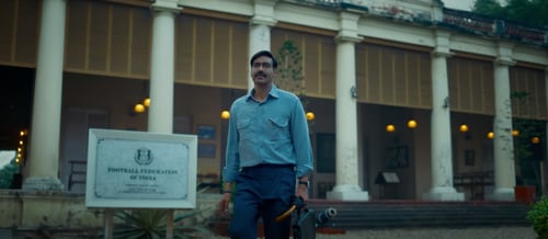 Ajay Devgn in a still from the film.