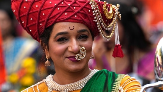The word 'Gudi' refers to a brightly colored cloth tied to a bamboo stick and adorned with flowers, mango leaves, and neem leaves, while 'Padwa' signifies the first day of the lunar month of Chaitra.(AP)