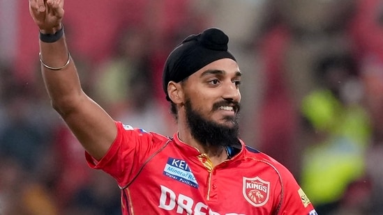 Left-arm seamer Arshdeep Singh (4/29) was the standout bowler for PBKS, but SRH still eventually finished with a total that looked improbable at one stage.(PTI)