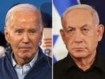 This combination photo shows President Joe Biden, left, on March 8, 2024, in Wallingford, Pa., and Israeli Prime Minister Benjamin Netanyahu in Tel Aviv, Israel, Oct. 28, 2023. Biden and Netanyahu spoke Monday, March 18,  in their first interaction in more than a month as the divide has grown between allies over food crisis in Gaza, conduct of war. (AP Photo)