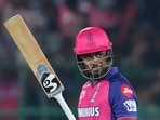 Sanju Samson was dejected after RR's defeat to GT. Sanju Samson was dejected after RR's defeat to GT.
