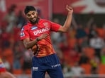 Arshdeep Singh celebrates the wicket of Sunrisers Hyderabad batter Abdul Samad during the Indian Premier League (IPL) 2024 match between Punjab Kings and Sunrisers Hyderabad Arshdeep Singh celebrates the wicket of Sunrisers Hyderabad batter Abdul Samad during the Indian Premier League (IPL) 2024 match between Punjab Kings and Sunrisers Hyderabad