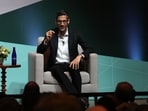 Google CEO Sundar Pichai speaks during the Stanford Business, Government and Society Forum at Stanford University. Google CEO Sundar Pichai speaks during the Stanford Business, Government and Society Forum at Stanford University.