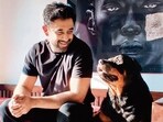 Amit Sadh on National Pet Day Amit Sadh on National Pet Day