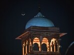 Eid-ul-Fitr 2024 Highlights: New crescent moon is seen on the eve of Eid-ul-Fitr 2024, at Old Delhi in New Delhi on Wednesday. ((ANI Photo/Jitender Gupta))