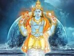 Matsya Jayanti 2024: Devotees organise elaborate puja for Lord Vishnu on the day and donate clothes and other things to the needy. (Pinterest)