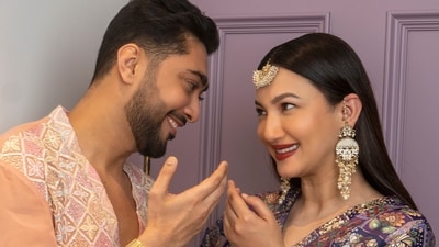 Gauahar Khan and Zaid Darbar on first Ramzan Eid with son Zehaan Gauahar Khan and Zaid Darbar on first Ramzan Eid with son Zehaan