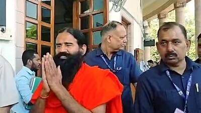 Yog Guru Baba Ramdev appears before the Supreme Court (ANI) Yog Guru Baba Ramdev appears before the Supreme Court (ANI)