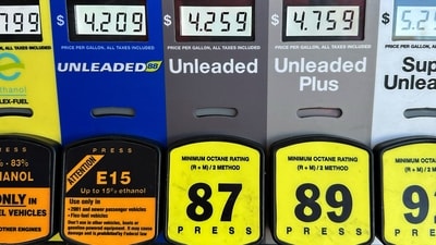 Gas prices are seen at a gas station in Riverwoods, Ill., Monday, April 1, 2024. On Wednesday, April 10, 2024, the Labor Department issues its report on inflation at the consumer level in March. (AP Photo/Nam Y. Huh) (AP) Gas prices are seen at a gas station in Riverwoods, Ill., Monday, April 1, 2024. On Wednesday, April 10, 2024, the Labor Department issues its report on inflation at the consumer level in March. (AP Photo/Nam Y. Huh) (AP)