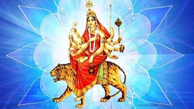 Maa Chandraghanta is worshipped on the third day of Navratri. (Pinterest) Maa Chandraghanta is worshipped on the third day of Navratri. (Pinterest)