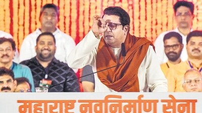 MNS chief Raj Thackeray public meeting at Shivaji Park. (Photo by Satish Bate/ Hindustan Times)