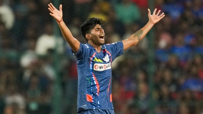 Mayan Yadav has impressed many with his rapid pace in IPL this season. (PTI) Mayan Yadav has impressed many with his rapid pace in IPL this season. (PTI)