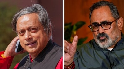 Three-time Congress MP Shashi Tharoor is pitted against BJP's Rajeev Chandrasekhar in Thiruvananthapuram in Lok Sabha election 2024. Three-time Congress MP Shashi Tharoor is pitted against BJP's Rajeev Chandrasekhar in Thiruvananthapuram in Lok Sabha election 2024.
