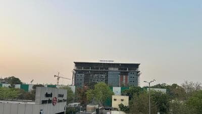 While the total area under the project is about 445,154 square metres (110 acres), Netaji Nagar originally comprised around 2,700 old quarters with an approximate built-up area of 150,000 sqm. (HT Photo) While the total area under the project is about 445,154 square metres (110 acres), Netaji Nagar originally comprised around 2,700 old quarters with an approximate built-up area of 150,000 sqm. (HT Photo)