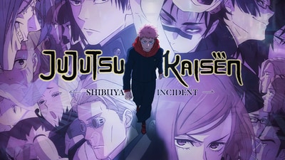 Jujutsu Kaisen Shibuya Incident poster. Jujutsu Kaisen Shibuya Incident poster.