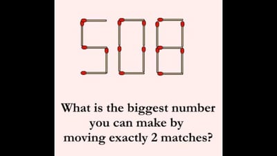Brain Teaser: How quickly can you solve this one? (Threads) Brain Teaser: How quickly can you solve this one? (Threads)