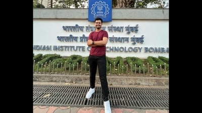 Microsoft engineer Nishant Chahar posing for the camera in front of IIT Bombay. (LinkedIn/Nishant Chahar) Microsoft engineer Nishant Chahar posing for the camera in front of IIT Bombay. (LinkedIn/Nishant Chahar)
