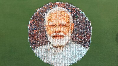 Screengrab from BJP's “Modi ko chunte hain” campaign song. (BJP) Screengrab from BJP's “Modi ko chunte hain” campaign song. (BJP)